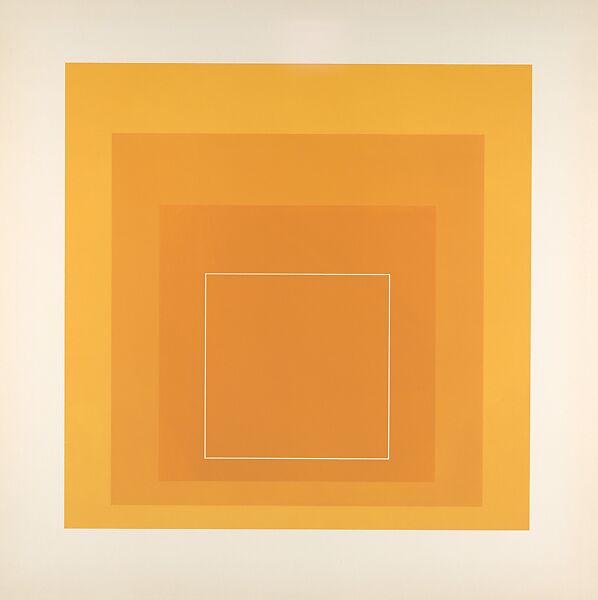 Proof for White Line Square series, Josef Albers (American (born Germany), Bottrop 1888–1976 New Haven, Connecticut), Lithograph 