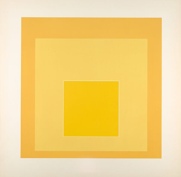 Proof for White Line Square series, Josef Albers (American (born Germany), Bottrop 1888–1976 New Haven, Connecticut), Lithograph 