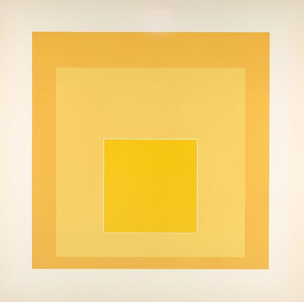 Proof for White Line Square series, Josef Albers (American (born Germany), Bottrop 1888–1976 New Haven, Connecticut), Lithograph 