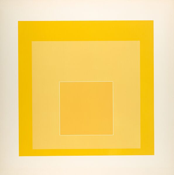 Proof for White Line Square series, Josef Albers (American (born Germany), Bottrop 1888–1976 New Haven, Connecticut), Lithograph 