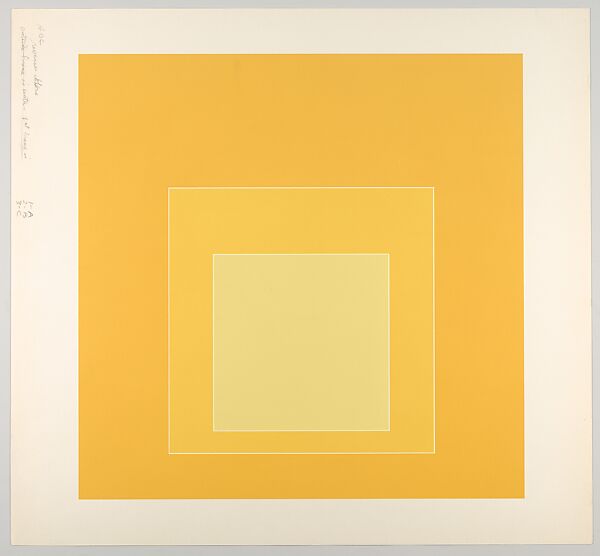 Proof for White Line Square series, Josef Albers (American (born Germany), Bottrop 1888–1976 New Haven, Connecticut), Lithograph 