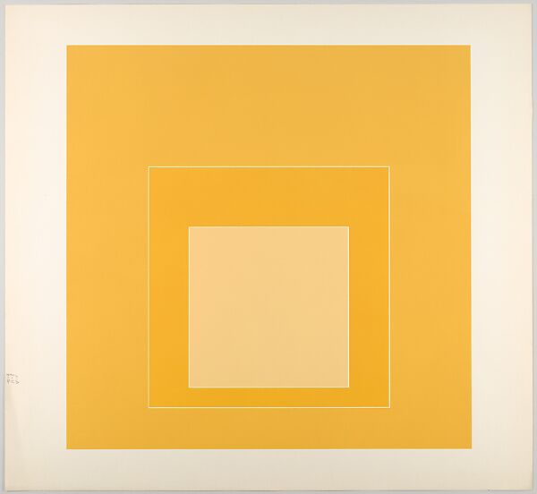 Proof for White Line Square series, Josef Albers (American (born Germany), Bottrop 1888–1976 New Haven, Connecticut), Lithograph 