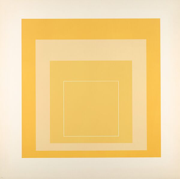 Proof for White Line Square series, Josef Albers (American (born Germany), Bottrop 1888–1976 New Haven, Connecticut), Lithograph 