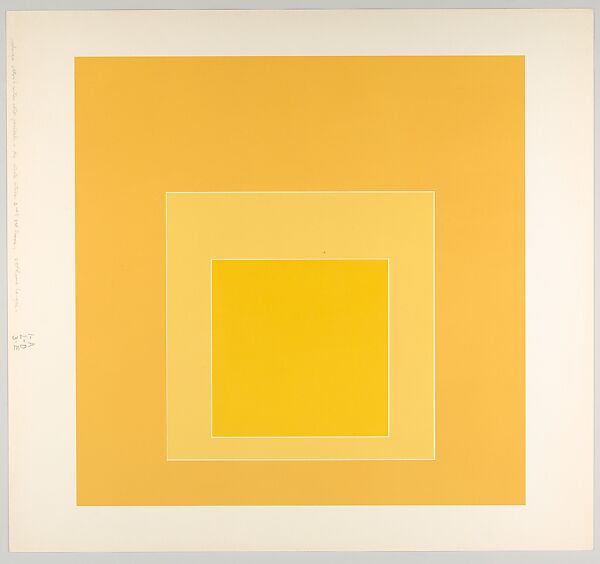 Proof for White Line Square series, Josef Albers (American (born Germany), Bottrop 1888–1976 New Haven, Connecticut), Lithograph 