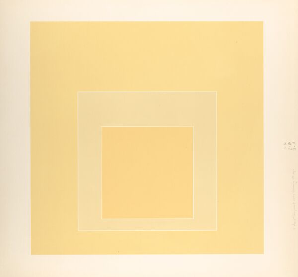 Josef Albers | Proof for White Line Square series | The Metropolitan ...