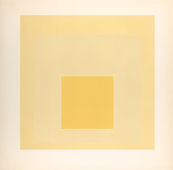 Proof for White Line Square series, Josef Albers (American (born Germany), Bottrop 1888–1976 New Haven, Connecticut), Lithograph 