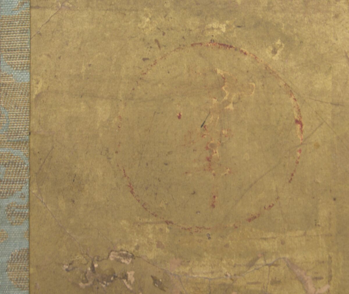 Whose Sleeves? (Tagasode), Six-panel folding screen; ink, color, and gold on paper, Japan