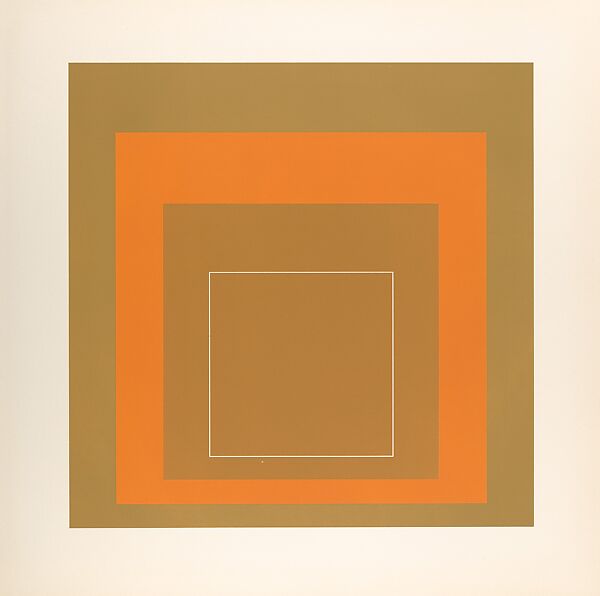 Proof for White Line Square series, Josef Albers (American (born Germany), Bottrop 1888–1976 New Haven, Connecticut), Lithograph 