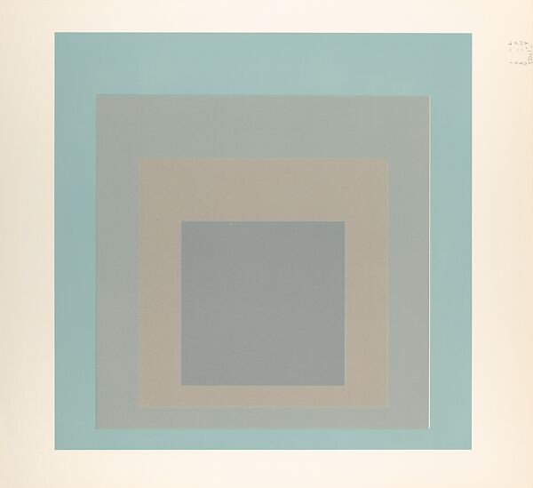 Josef Albers | Proof for White Line Square series | The Metropolitan ...