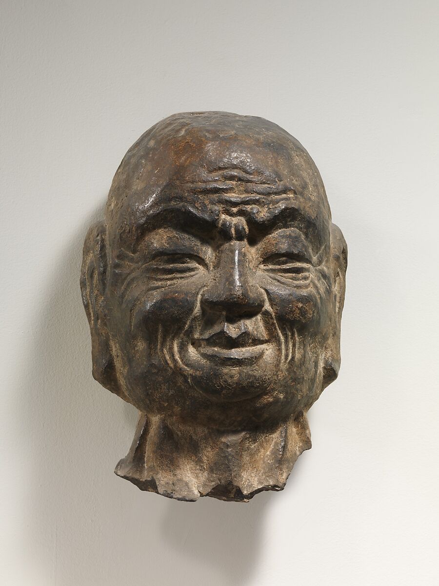 Head of a Luohan, Limestone, China