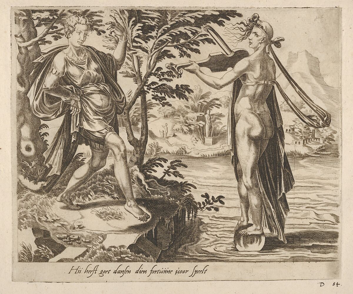 Six Sayings about Fortune, Dirck Volckertsz Coornhert (Netherlandish, Amsterdam 1519/22–1590 Gouda), Engraving