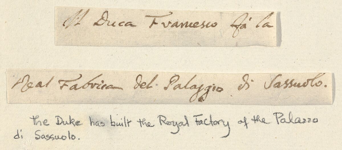 Francesco I d'Este Builds the Palazzo di Sassuolo, from "L'Idea di un Principe ed Eroe Cristiano in Francesco I d'Este, di Modena e Reggio Duca VIII [...]", Bartolomeo Fenice (Fénis), Etching