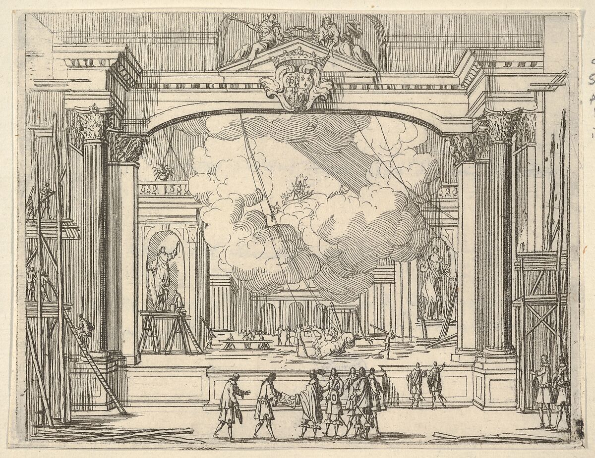 Francesco I d'Este Orders Fête Decorations, from "L'Idea di un Principe ed Eroe Cristiano in Francesco I d'Este, di Modena e Reggio Duca VIII [...]", Bartolomeo Fenice (Fénis), Etching 