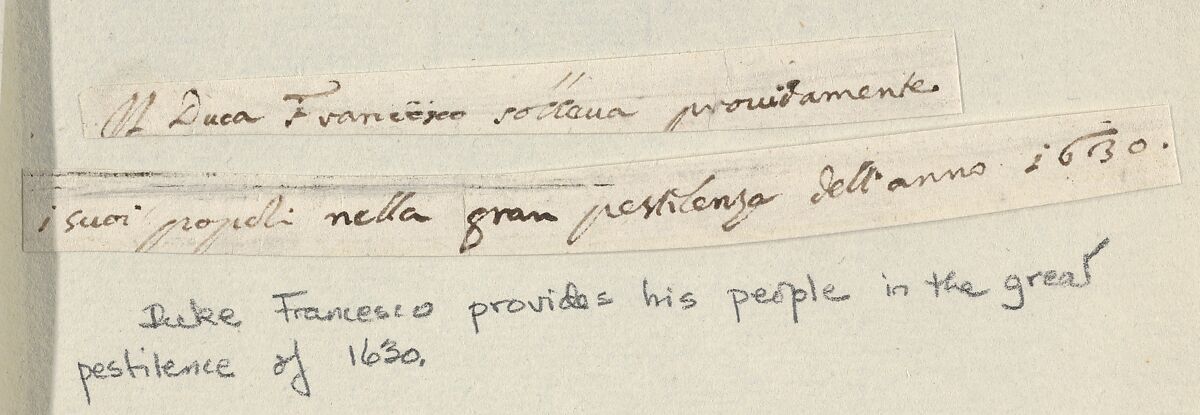 Francesco I d'Este Provides for His People During the Great Plague of 1630, from "L'Idea di un Principe ed Eroe Cristiano in Francesco I d'Este, di Modena e Reggio Duca VIII [...]", Bartolomeo Fenice (Fénis), Etching