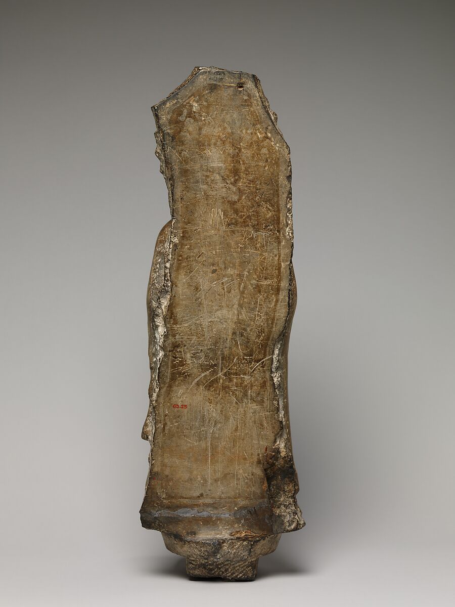 Buddha, Limestone with traces of pigment, China