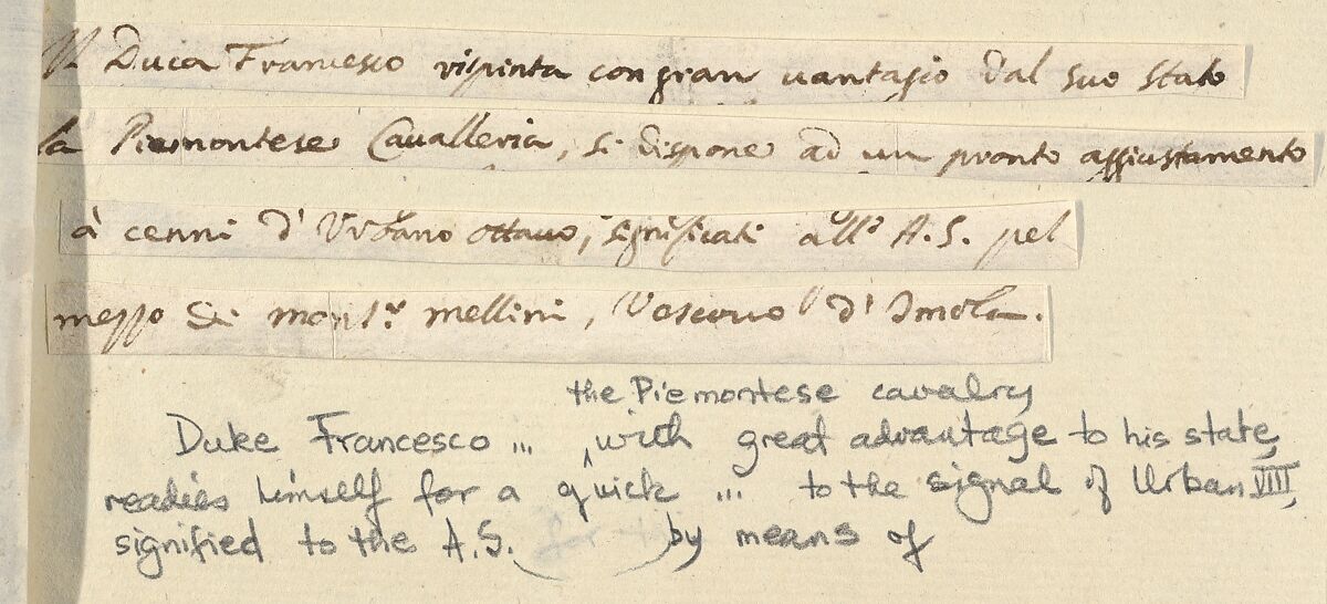 Francesco I d'Este Quickly Makes Himself Available at the Request of Pope Urban VIII, from "L'Idea di un Principe ed Eroe Cristiano in Francesco I d'Este, di Modena e Reggio Duca VIII [...]", Bartolomeo Fenice (Fénis), Etching