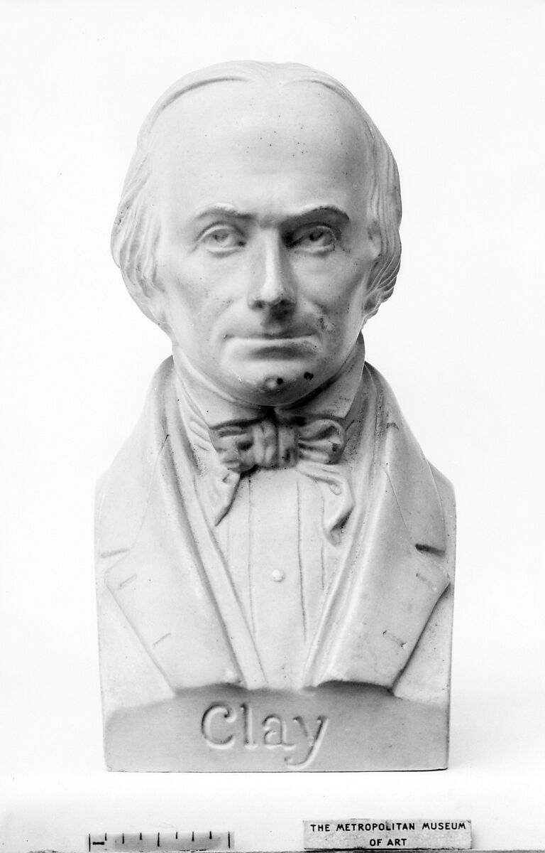 Bust of Henry Clay, Pierre Joseph Chardigny (1794–1866), Waxed plaster 
