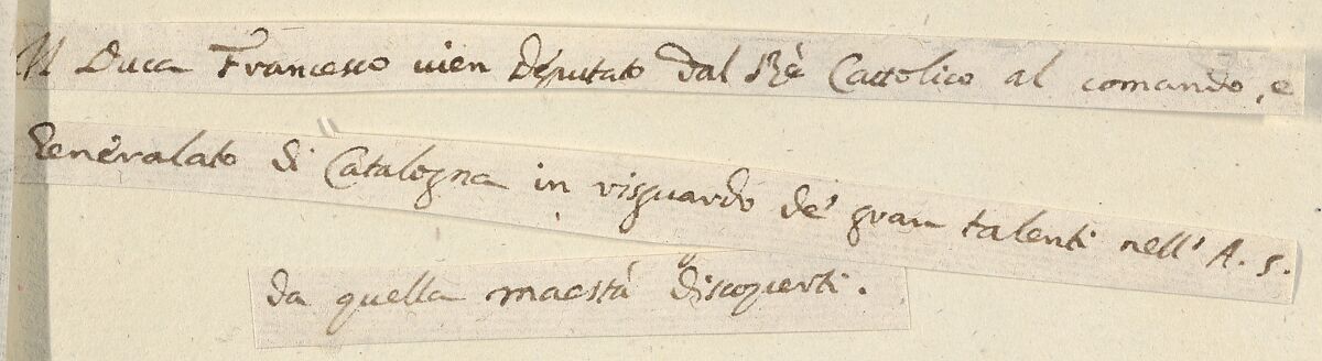 Francesco I d'Este is Named the Deputy of the Catholilc King and is Sent to Catalogna, from "L'Idea di un Principe ed Eroe Cristiano in Francesco I d'Este, di Modena e Reggio Duca VIII [...]", Bartolomeo Fenice (Fénis), Etching