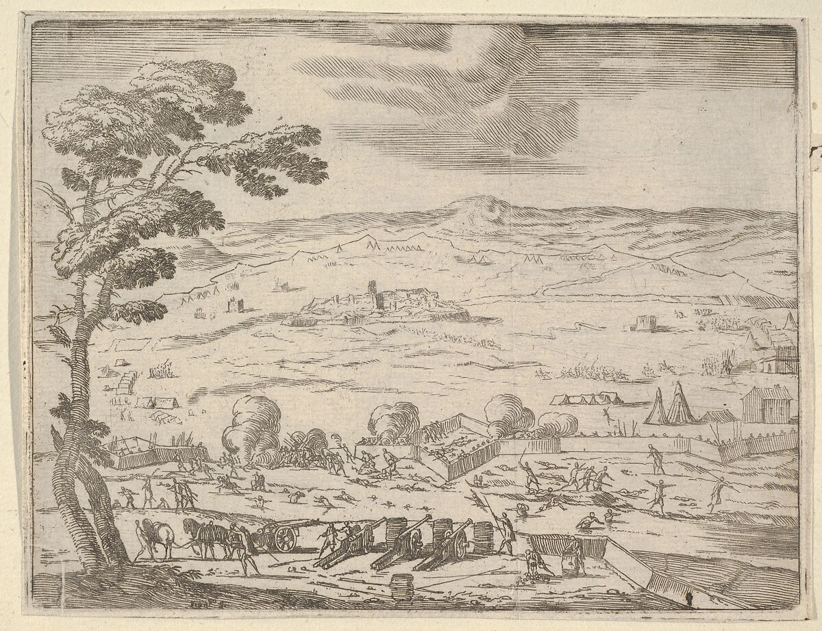 German and Spanish Forts Near Bohemia Were Taken with Great Force Near Bohemia, from "L'Idea di un Principe ed Eroe Cristiano in Francesco I d'Este, di Modena e Reggio Duca VIII [...]", Bartolomeo Fenice (Fénis), Etching 