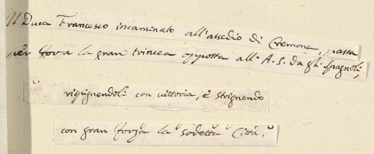 Francesco I d'Este Sets Out for the Seige of Cremona, Crosses the Trench Between Himself and the Spanish, and Takes the City with Great Force, from "L'Idea di un Principe ed Eroe Cristiano in Francesco I d'Este, di Modena e Reggio Duca VIII [...]", Bartolomeo Fenice (Fénis), Etching