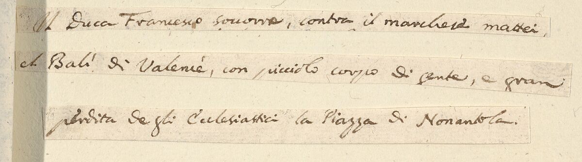 Francesco I d'Este Protects the Piazza di Nonantola Against the Marchesa Mattei with a Small Number of People and a Great Loss of Ecclesiastics, from "L'Idea di un Principe ed Eroe Cristiano in Francesco I d'Este, di Modena e Reggio Duca VIII [...]", Bartolomeo Fenice (Fénis), Etching