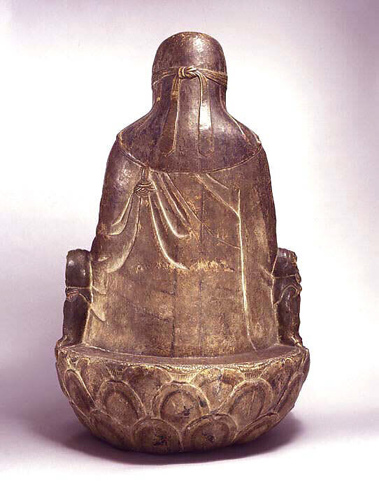 Monk Sengqie, Limestone with pigment, China