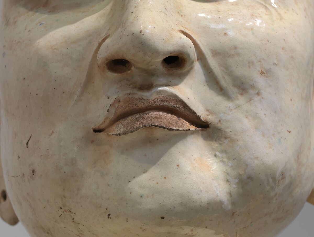 Arhat (Luohan), Stoneware with three-color glaze, China