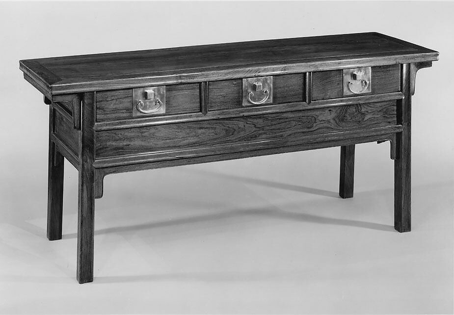 Altar coffer, Wood (huanghuli or Dalbergia odorifera), China 