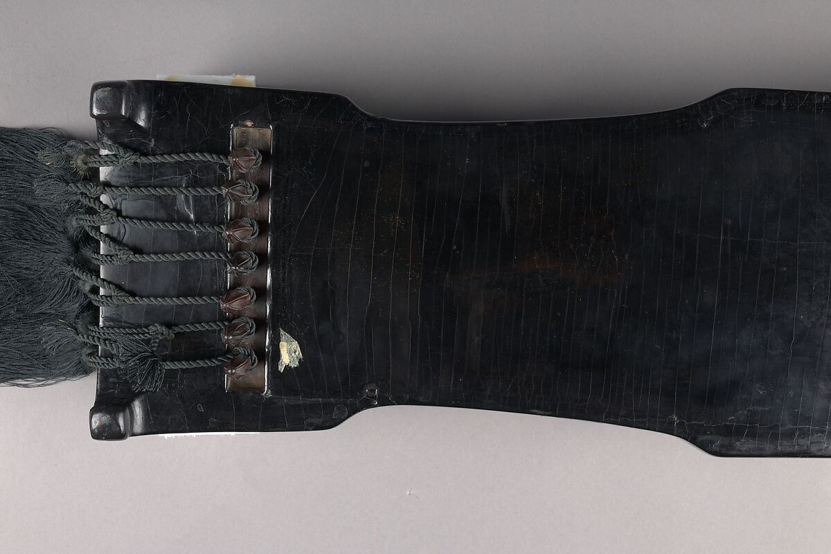 Qin (Seven-stringed zither), Unidentified artist, Purple sandalwood (zitan) and black lacquer, China
