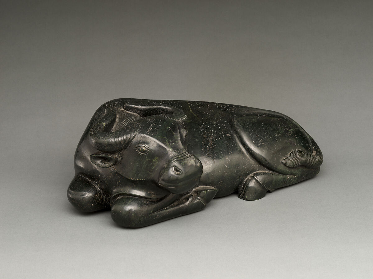 Water Buffalo, Jade (nephrite), China