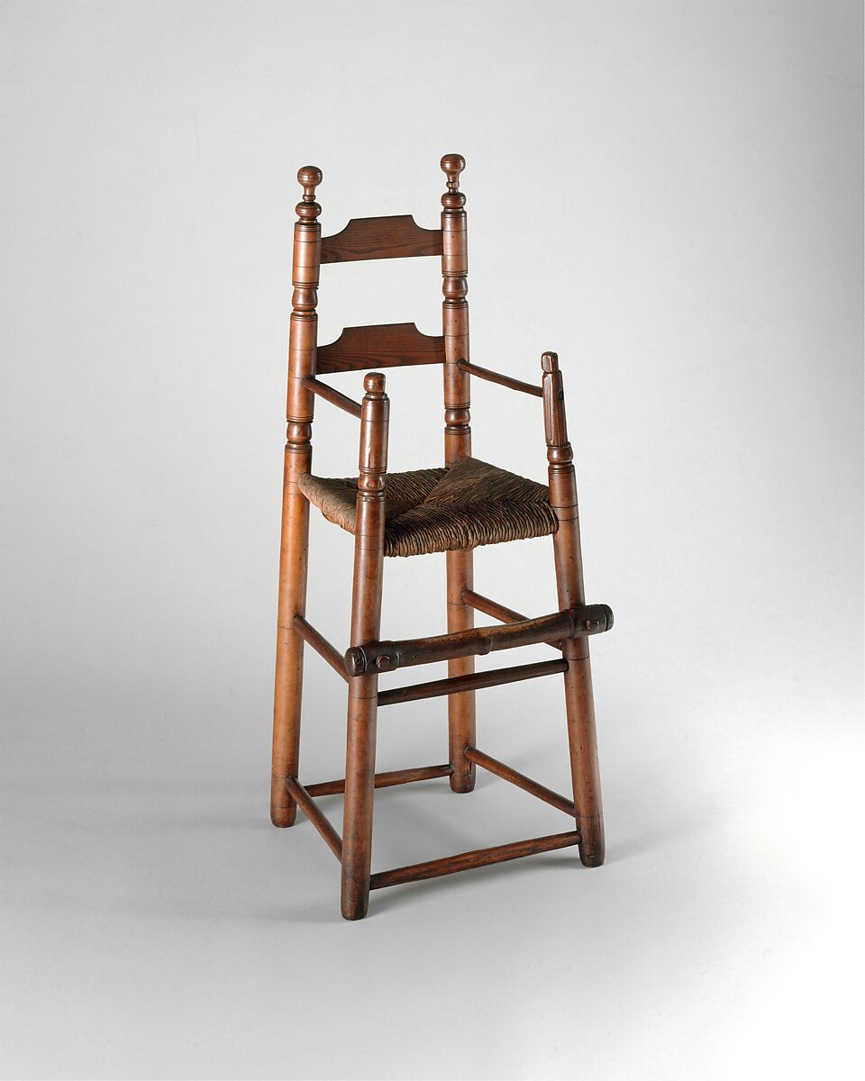 High Chair, Maple, hickory, American 