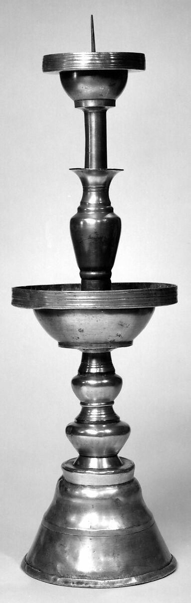 Candlestick, Pewter, China 