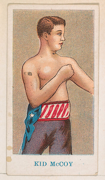 Kid McCoy, from the Prize Fighter Caramels series (E75) for the American Caramel Company, Issued by American Caramel Company, Philadelphia, Commercial color lithograph 