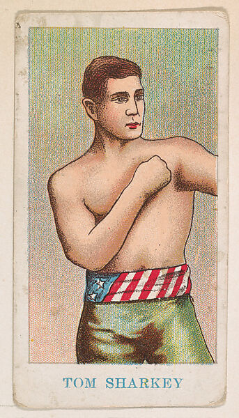 Tom Sharkey, from the Prize Fighter Caramels series (E75) for the American Caramel Company, Issued by American Caramel Company, Philadelphia, Commercial color lithograph 