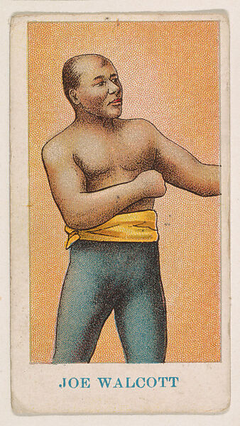 Joe Walcott, from the Prize Fighter Caramels series (E75) for the American Caramel Company, Issued by American Caramel Company, Philadelphia, Commercial color lithograph 