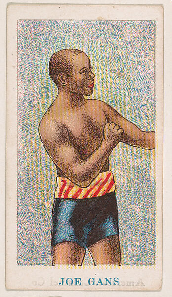 Joe Gans, from the Prize Fighter Caramels series (E75) for the American Caramel Company, Issued by American Caramel Company, Philadelphia, Commercial color lithograph 