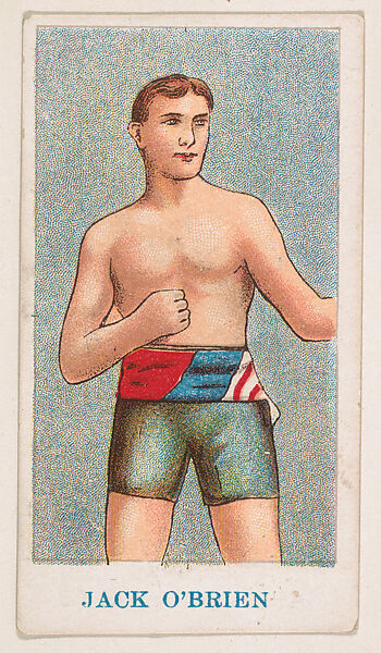 Jack O'Brien, from the Prize Fighter Caramels series (E75) for the American Caramel Company, Issued by American Caramel Company, Philadelphia, Commercial color lithograph 