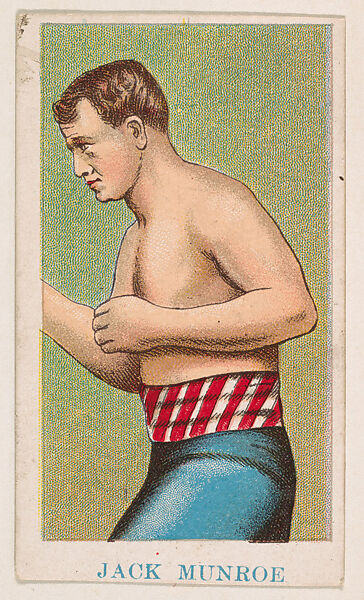 Jack Munroe, from the Prize Fighter Caramels series (E75) for the American Caramel Company, Issued by American Caramel Company, Philadelphia, Commercial color lithograph 