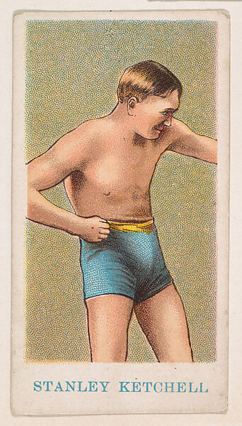 Stanley Ketchell, from the Prize Fighter Caramels series (E75) for the American Caramel Company, Issued by American Caramel Company, Philadelphia, Commercial color lithograph 