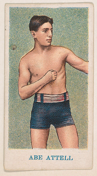 Abe Attell, from the Prize Fighter Caramels series (E75) for the American Caramel Company, Issued by American Caramel Company, Philadelphia, Commercial color lithograph 