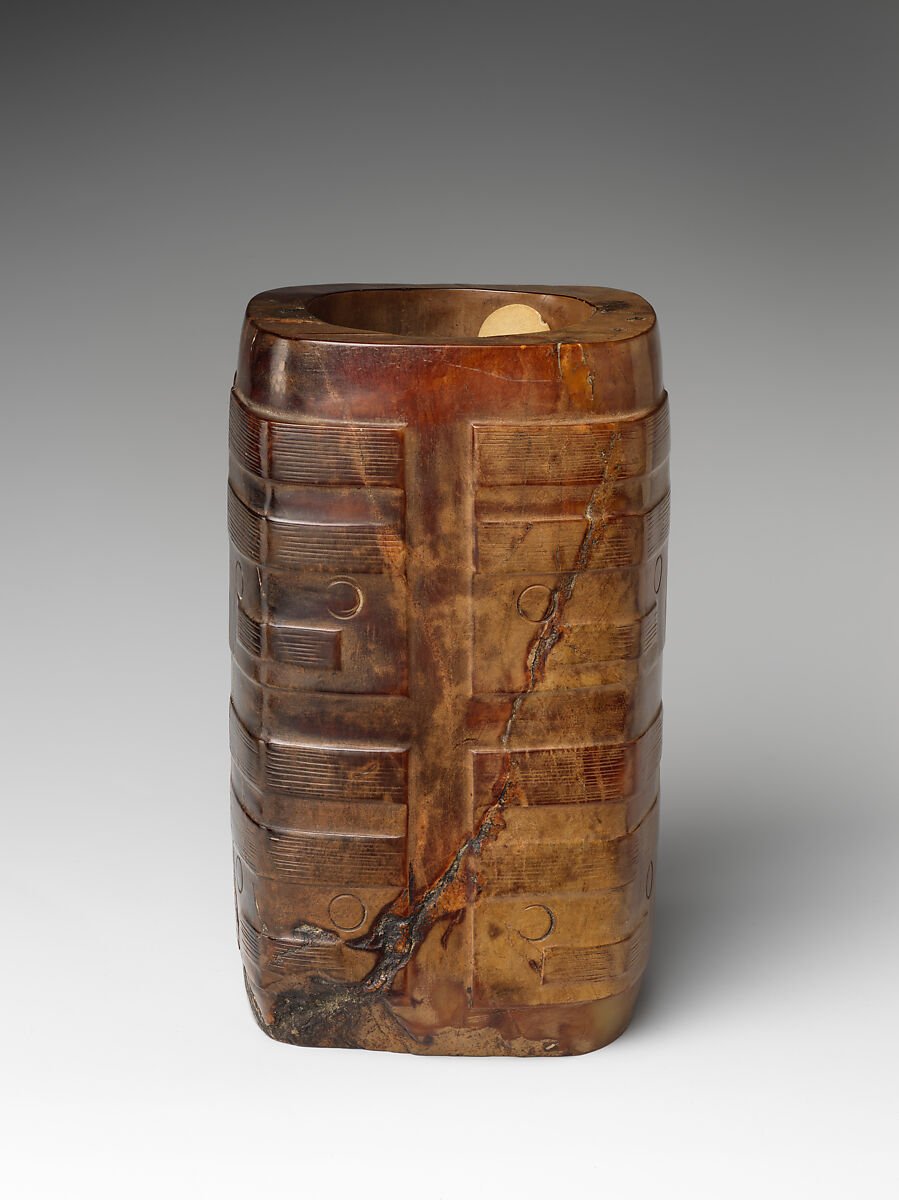 Ritual Object (Cong), Jade (nephrite), China