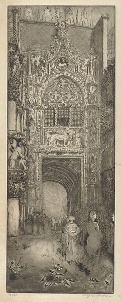 Porta Della Carta, Clifford Addams (American, Woodbury, New Jersey 1876–1942), Etching 