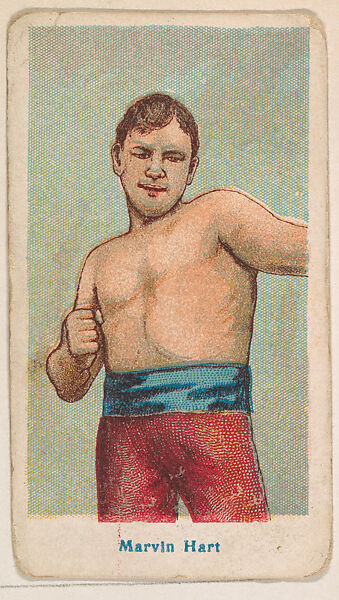 Marvin Hart, from the Prize Fighter Caramels series (E76) for the American Caramel Company, Issued by American Caramel Company, Philadelphia, Commercial color lithograph 