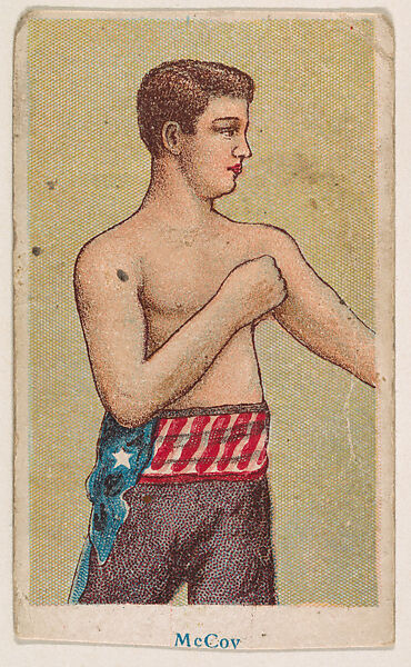 McCoy, from the Prize Fighter Caramels series (E76) for the American Caramel Company, Issued by American Caramel Company, Philadelphia, Commercial color lithograph 