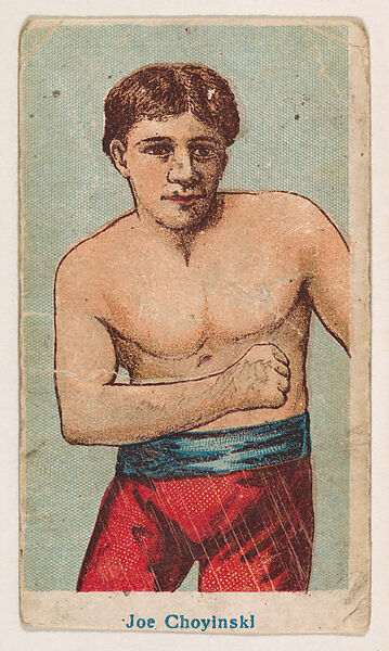 Joe Choyinski, from the Prize Fighter Caramels series (E76) for the American Caramel Company, Issued by American Caramel Company, Philadelphia, Commercial color lithograph 