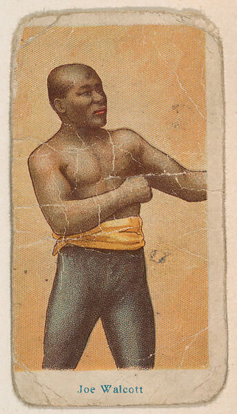 Joe Walcott, from the Prize Fighter Caramels series (E76) for the American Caramel Company, Issued by American Caramel Company, Philadelphia, Commercial color lithograph 