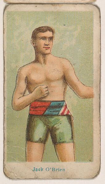 Jack O'Brien, from the Prize Fighter Caramels series (E76) for the American Caramel Company, Issued by American Caramel Company, Philadelphia, Commercial color lithograph 