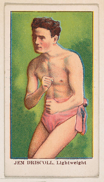Jem Driscoll, Lightweight, from the Prize Fighter Caramels series (E77) for the American Caramel Company, Issued by American Caramel Company, Philadelphia, Commercial color lithograph 