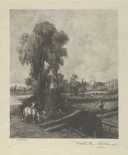 The Lock, after Constable