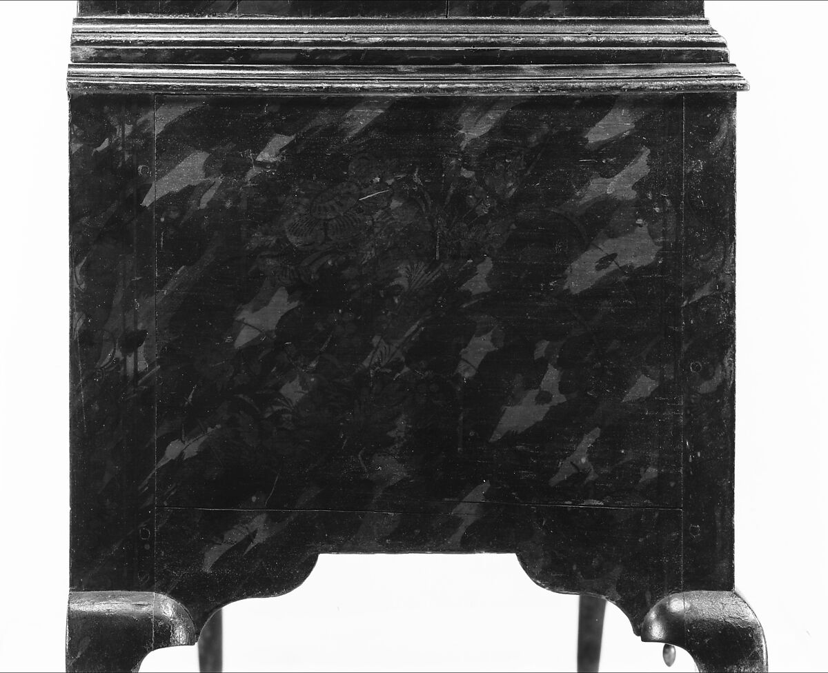 Chest of Drawers, Japanned maple, japanned white pine, white pine; brass, American